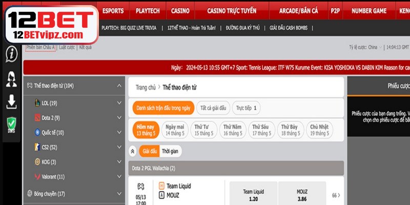 Giải pháp xử lý nhanh khi 12BET bị chặn